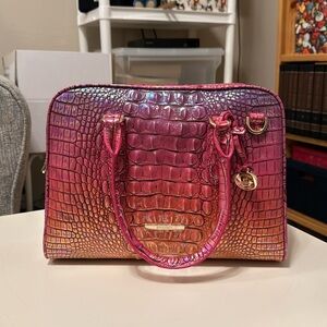 🔥Brahmin Marissa Horizon Satchel w/ Strap NWT!🔥